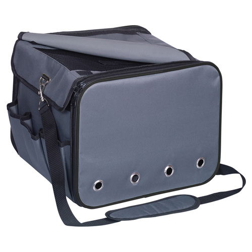Nobby Autositztasche Merlo grau für Hunde