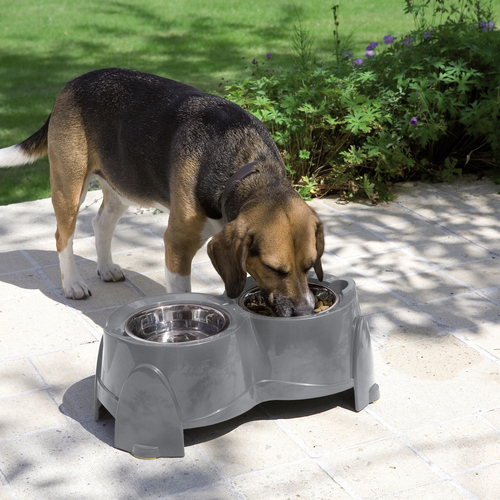 Nobby Futternapf Ergo Feeder, Fassungsvermögen: 2 x 1500 ml
