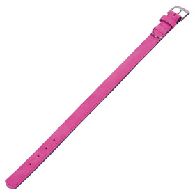 Nobby Velours Halsband – Fuchsia (Passion), 27 Cm (für 20-25 Cm Halsumfang), Veloursleder