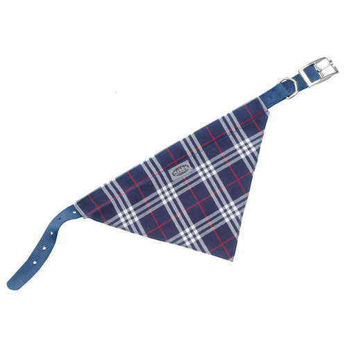 Nobby Halsband mit Tuch blau, Länge: 35 cm