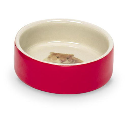 Nobby Hamster Keramikschale rot