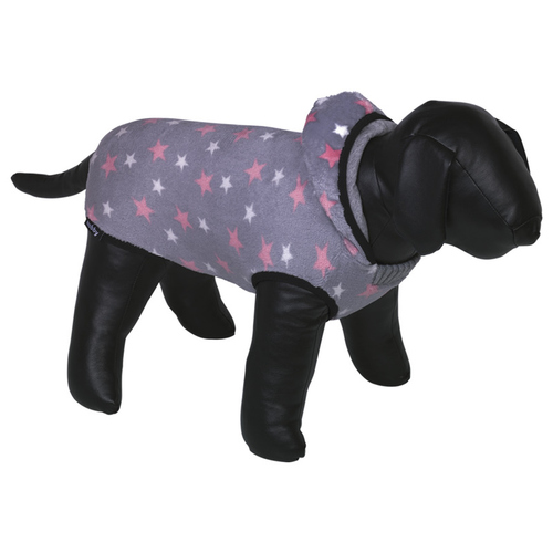 Nobby Hunde-Bademantel Flanell grau