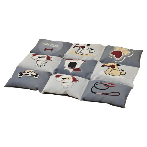Nobby Hunde-Matte eckig Patcky grau/beige