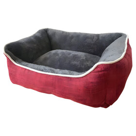 Abbildung Nobby Hundebett Classic eckig Arno bordeaux