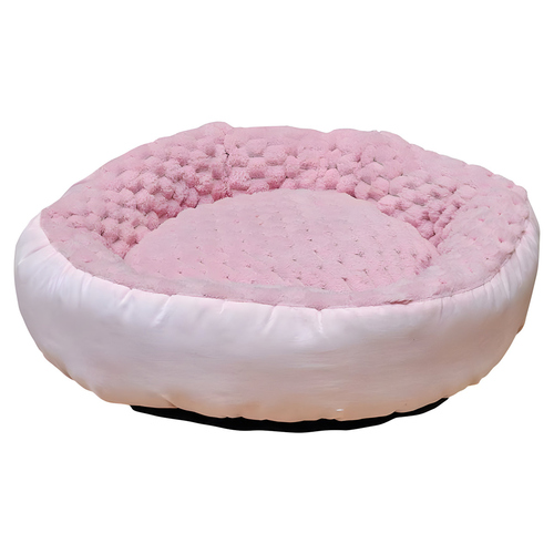 Nobby Hundebett Donut Diamond Rosa Kuschelbett Anti-Rutsch fr Hunde | eBay