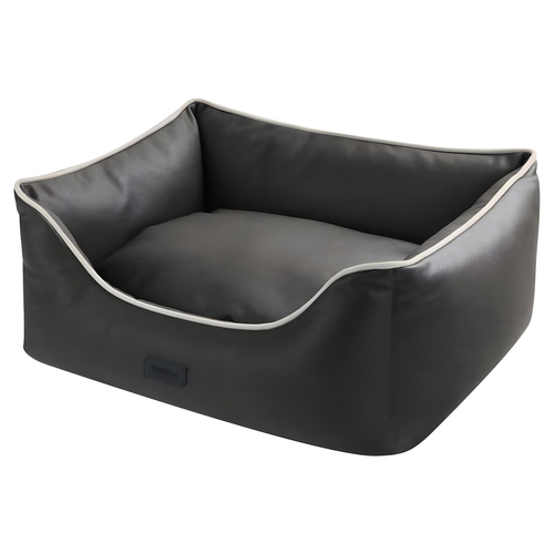 Nobby Hundebett Horia eckig anthrazit, Maße: 110 x 92 x 33 cm