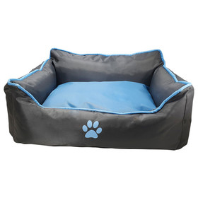Abbildung Nobby Hundebett Komfort Classic Reno eckig hellblau