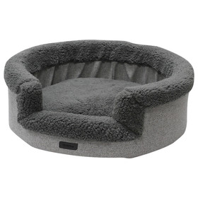 Abbildung Nobby Hundebett Komfort oval Jasin grau