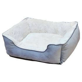Abbildung Nobby Hundebett Tofa eckig grau/beige