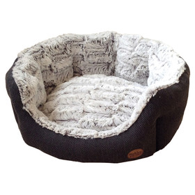 Abbildung Nobby Hundebett oval Cacho dunkelgrau