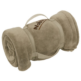 Abbildung Nobby Hundedecke Fleece Plaid Soft taupe