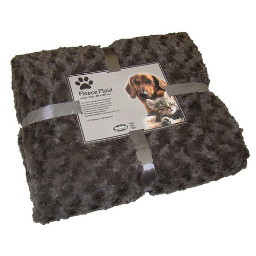 Nobby Hundedecke Fleece Plaid Super Soft braun