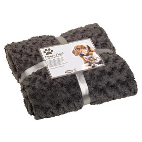 Abbildung Nobby Hundedecke Fleece Plaid Super Soft grau