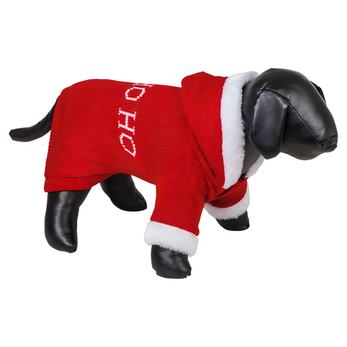 Nobby Hundepullover Santa Robe rot/weiß