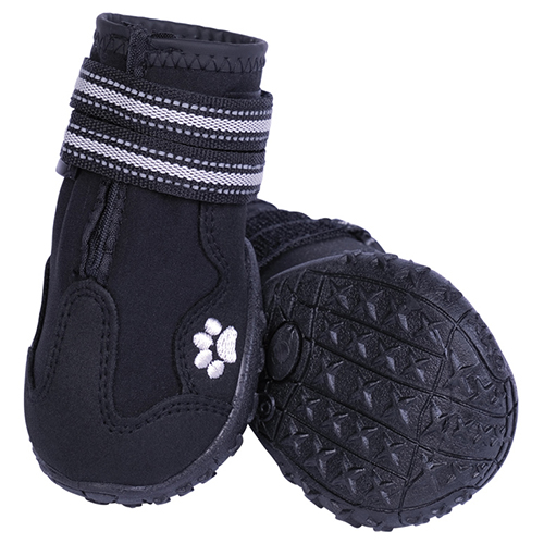 Nobby Hundeschuhe Runners schwarz - 2er Pack