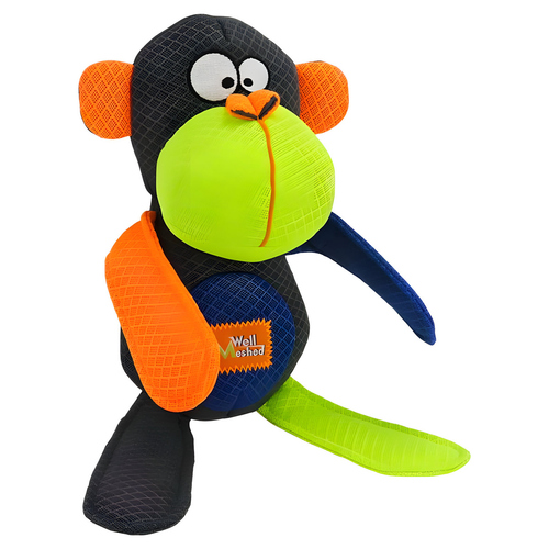 Nobby Hundespielzeug Affe mit Knisterarmen und -beinen aus Mesh