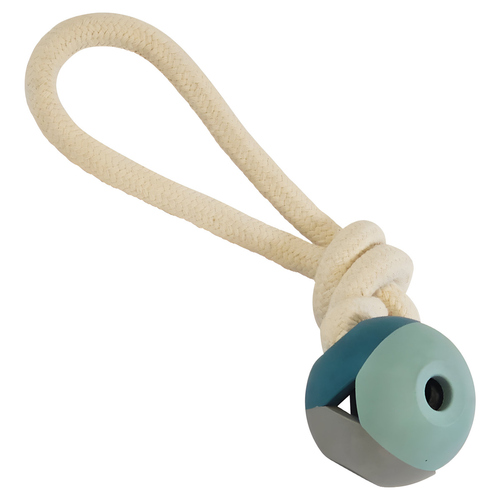 Nobby Hundespielzeug Ball mit Wurfschlaufe aus Vollgummi