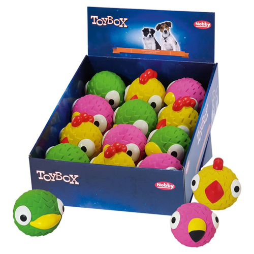 Nobby Hundespielzeug Bird Faces, Latex