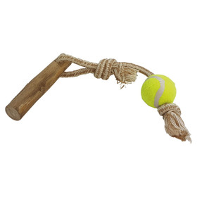 Abbildung Nobby Hundespielzeug Kaffeeholz mit Seil