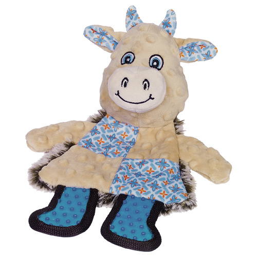 Nobby Hundespielzeug Kuh Plüsch, flach