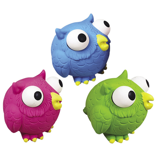 Nobby Hundespielzeug Latex Eule Pop Out
