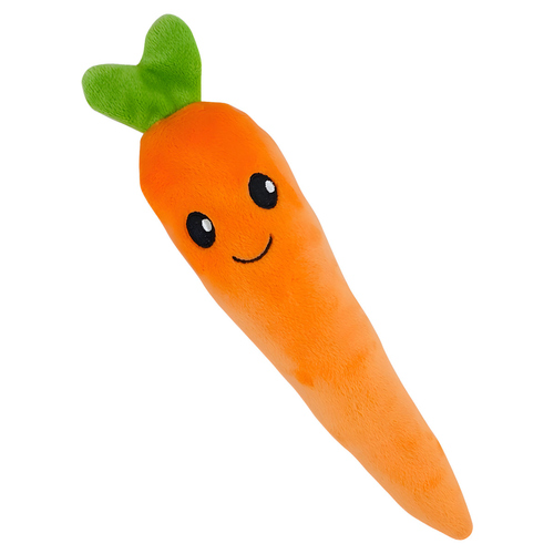 Nobby Hundespielzeug Plüschmöhre orange