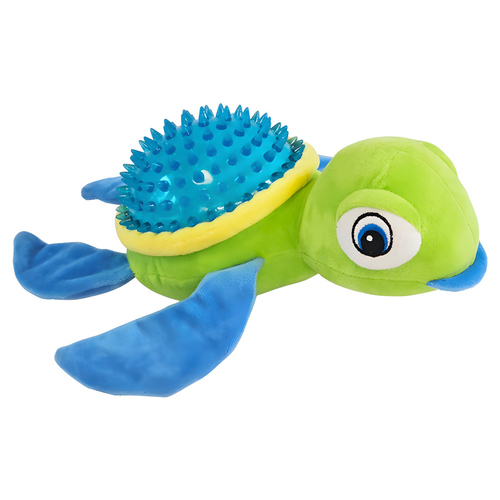 Nobby Hundespielzeug Schildkröte aus Plüsch mit TPR