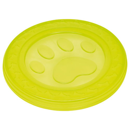 Nobby Hundespielzeug TPR Fly-Disc Paw gelb