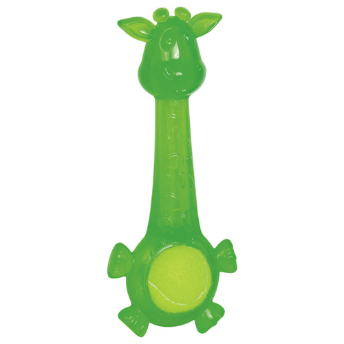 Nobby Hundespielzeug TPR Giraffe grün