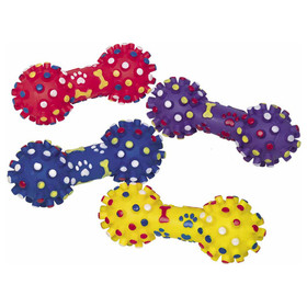 Abbildung Nobby Hundespielzeug Vinyl Hantel Pfote & Knochen mit Squeaker