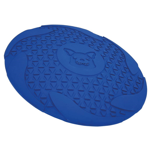 Nobby Hundespielzeug Vollgummi Frisbee blau