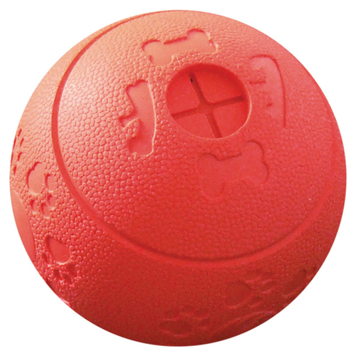 weitere Abbildung Nobby Hundespielzeug Vollgummi Snackball rot