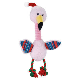 Abbildung Nobby Hundespielzeug Xmas Flamingo rosa
