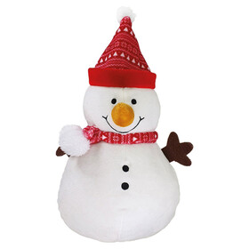 Abbildung Nobby Hundespielzeug Xmas Schneemann wei
