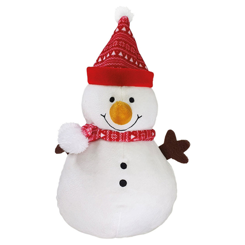 Nobby Hundespielzeug Xmas Schneemann weiß