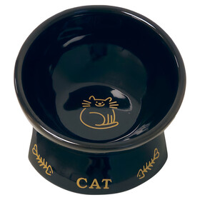 Abbildung Nobby Katzen Keramik-Napf Golden Cat schwarz