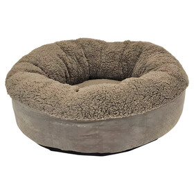Abbildung Nobby Katzen Komfortbett Donut Teddy taupe