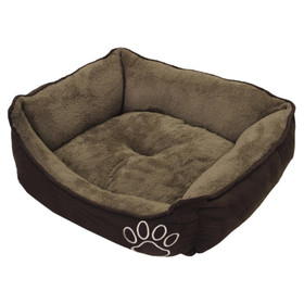 Nobby Komfortbett ARNO – Eckiges Hundebett In Grau, Waschbar