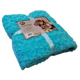 Abbildung Nobby Katzendecke Fleece Plaid Super Soft hellblau
