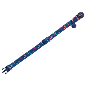 Nobby Katzenhalsband Flower Dark Blue