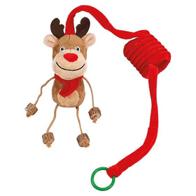 Abbildung Nobby Katzenspielzeug Xmas Plsch-Rentier mit Spirale