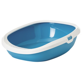Abbildung Nobby Katzentoilette Gizmo blau/wei