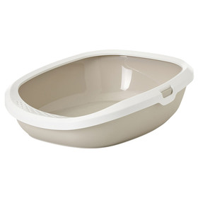 Abbildung Nobby Katzentoilette Gizmo mokka/wei