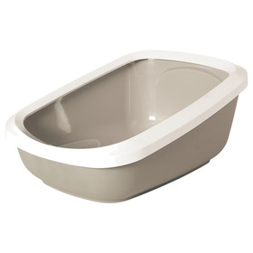 Abbildung Nobby Katzentoilette mit Rand Aseo Jumbo mokka-wei