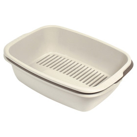 Abbildung Nobby Katzentoilette mit Sieb Miso sand/moka
