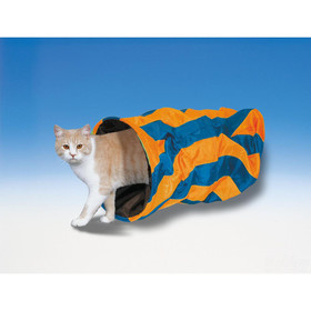Abbildung Nobby Katzentunnel blau orange gestreift