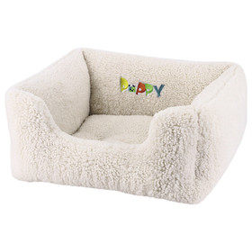 Abbildung Nobby Komfort Bett eckig Puppy elfenbeinfarben