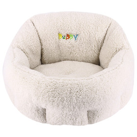 Abbildung Nobby Komfort Bett oval Puppy elfenbeinfarben