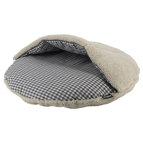 weitere Abbildung Nobby Komfort Kissen rund Xaver mit Kuscheldecke grau
