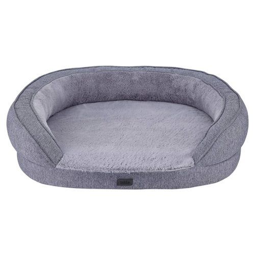 Nobby Komfortbett Amca oval grau - Orthopdisches Hundebett